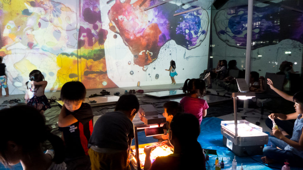 《明倫ワークショップ》BRDG「じかんに絵をかこう −TIME PAINTING 光のワークショップ−」